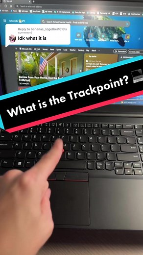 Replying to @bananas_together1013 #greenscreen #lenovo #thinkpad #trackpoint #whatisit #tech #techtok #ianstech #whatistrackpoint #ianstech