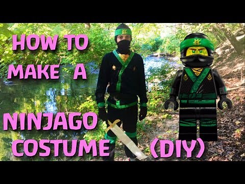 Make a DIY Green Ninja Costume! (Lego Ninjago)