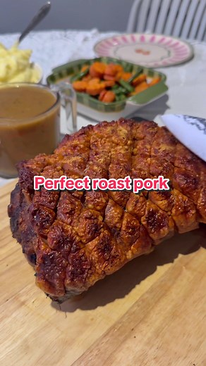 Slow-Roasted Pork Shoulder with Crispy Crackling