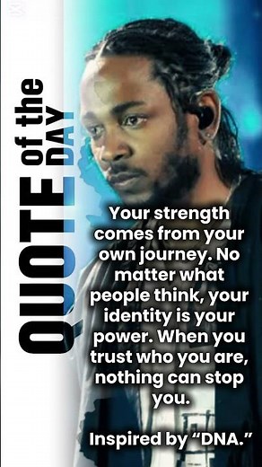 Your Strength Is in Your DNA 💪 | Kendrick Lamar–Inspired Motivation