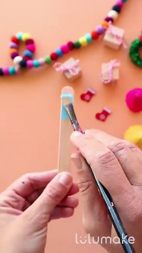 193K views · 2.4K reactions | Craft Stick Snowman ☃️ | Easy Winter Craft ❄️ | LuluMake | Facebook