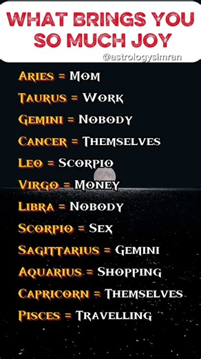 Zodiac Signs & Their True Source of Happiness #shorts #zodiacsigns #astrology #horoscope #tarot