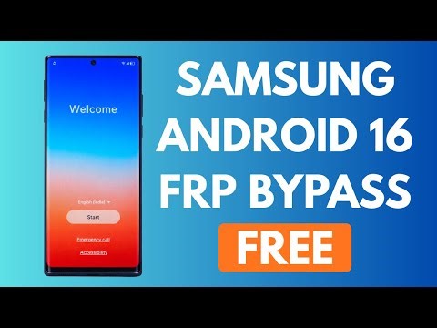 BOOM ! 2026 NEW - All Samsung Android 16 FRP Bypass [100% FREE]