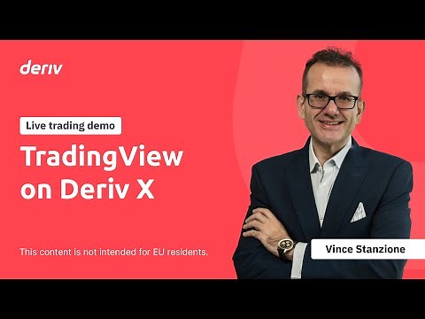TradingView on Deriv X | Live Demo (non-EU clients)