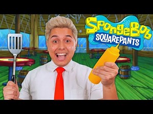 ASMR | Spongebob Squarepants at the Krusty Krab! | Krabby Patty