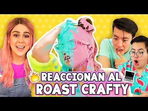 MIS AMIGOS REACCIONAN A MI ROAST YOURSELF 🙈 Craftingeek