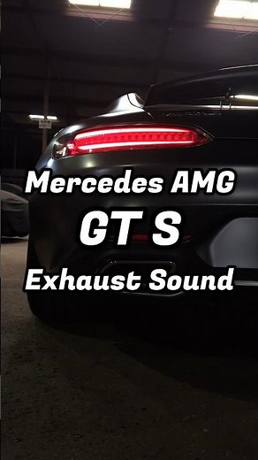 メルセデスAMG GT Sの排気音／エンジン音Mercedes AMG GT S Exhaust Sound/Engine Sound
