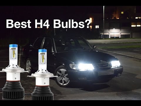 Best Led Bulb Replacement For H4 Halogen? Test on Saab 9-3og