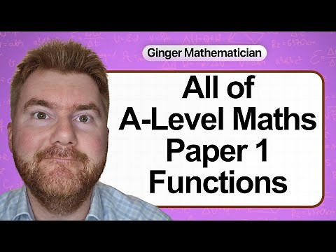 Everything you need to know about A-Level Maths Paper 1 Functions in 52 minutes