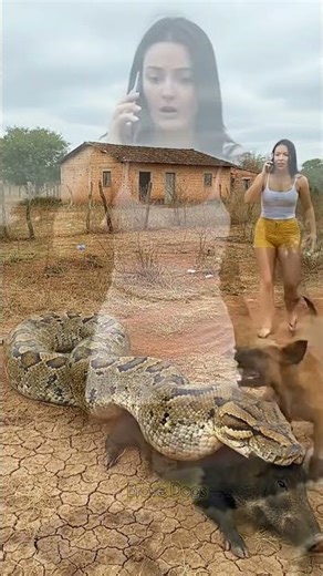 Giant Anaconda vs Wild Boar 😱 Shocking Snake Attack Caught on Camera | Brave Dogs
