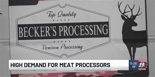 Meat processor shares high demand during hunting season