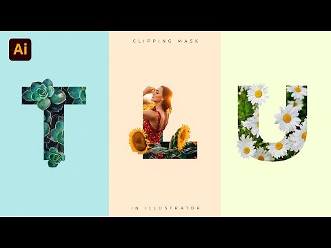 Clipping Mask Effect in Adobe Illustrator I Clipping and Compound Mask | Adobe Illustrator 2025