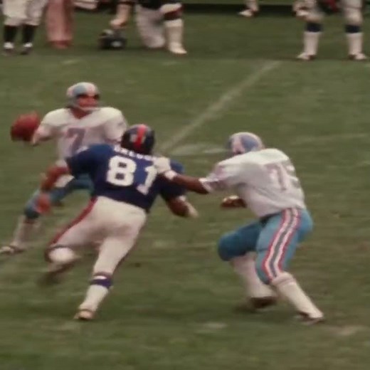 1973-9-16 Houston Oilers @ New York Giants (Ken Burroughs 49-yard touchdown pass from Dan Pastorini)