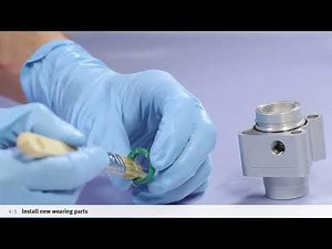 DSBC DSBF C Replacing the set of wearing parts