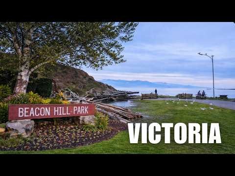 🇨🇦Beacon Hill Park Victoria BC Walking Tour 2025 | Things To Do in Victoria Canada | Haya Vlog