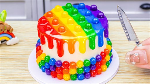 Best Miniature Rainbow Buttercream Cake Ideas