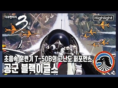 [다큐3일★하이라이트] 대한민국 최고의 조종사 8인이 선보이는 화려한 특수비행 | '꿈, 창공을 가르다! - 공군 블랙이글스' (KBS 20180603 방송)