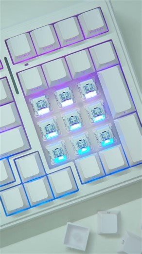 AULA F99 Pure White Version Review#shorts