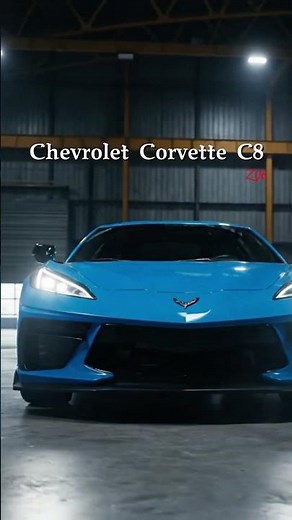 Corvette C8 – The Everyday Supercar! Brutal Speed & Beautiful Design 💥#supercar #shorts #automobile