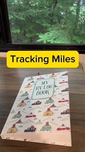 I designed this RV log book for myself, but you can buy it too! See the pinned post at the top of our page to get your own RV log book. #rvtravel #rvtips #rvtrip #fulltimervliving #RVJourney | Travels with Ted Blog