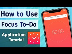 How to use Focus To-Do app || Focus to do app Kaise use kare kya features hai iss app ke