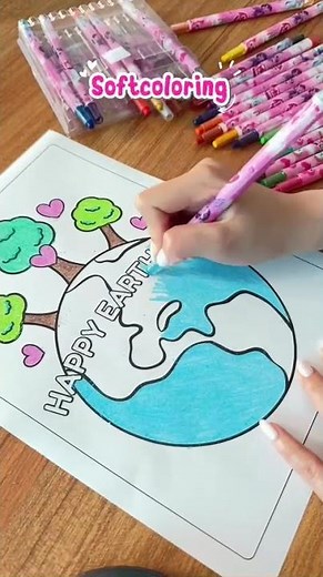 Happy Earth Day! 🌍 Color for our Planet | SoftColoring