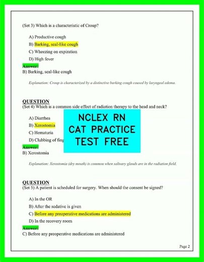 NCLEX RN CAT Practice Test: Free 2026 Exam Questions & Expert Prep Guide