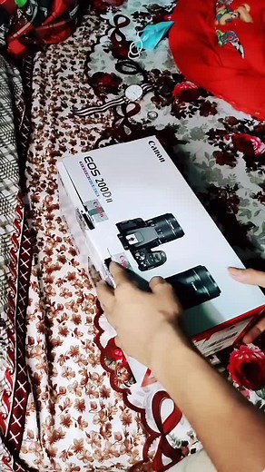 finally mro camera 📸 aayi sakyo (unboxing video cannon 200d ii )#foryou #fyp #keepsuppporting #keeploving #sudip_squard #tiktokcreator