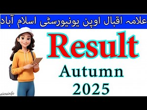 When and How to check Result of autumn 2025 of Allama Iqbal Open University | AIOU INFO