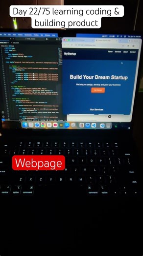 Day 22/75 learning coding & building product challenge