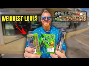 Buying the WEIRDEST Fishing Lures EVER at the Local Tackle Shop CHALLENGE (They Actually WORK?!)