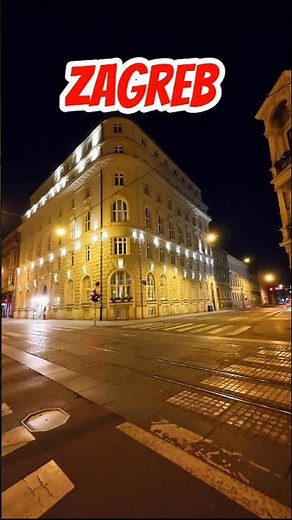 Zagreb Croatia Nightlife Winter