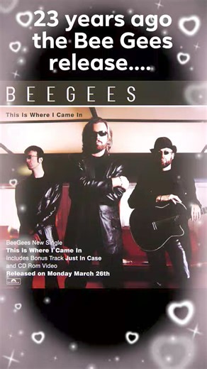 14K views · 993 reactions | "This Is Where I Came In" the Bee Gees final album released April 2001 | Bee Gees Fan Club Australia | Facebook
