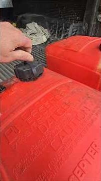 Scepter fuel tank won't vent? Problem solved!