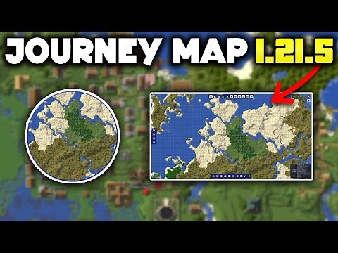 How to Install Journey Map for Minecraft 1.21.5 (Java Minimap)