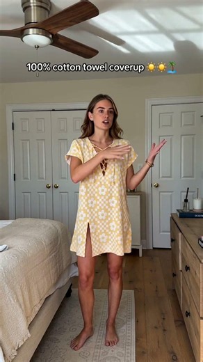 Try THIS genius towel dress instead?