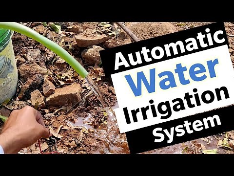 How to make an Automatic water irrigation system using soil moisture sensor and arduino at Home