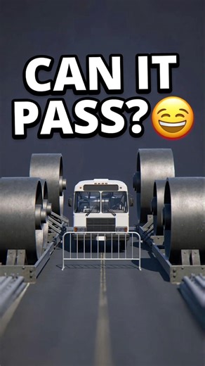 This Bus Shouldn’t Pass 💀 | BeamNG Drive Simulator