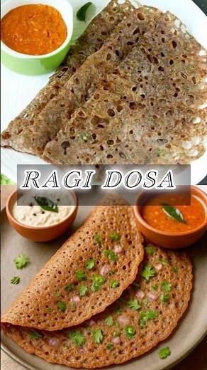 Healthy & Instant Ragi Dosa Recipe 🌾 | Crispy Finger Millet Dosa in 15 Minutes RagiDosa #healthylif