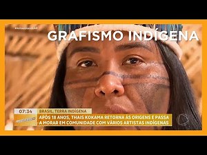 Grafismo indígena se torna fonte de renda