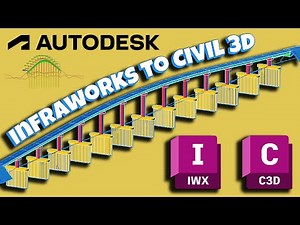 Learn how to create a realistic bridge in Civil 3D 2023 with Infraworks 360 2023!