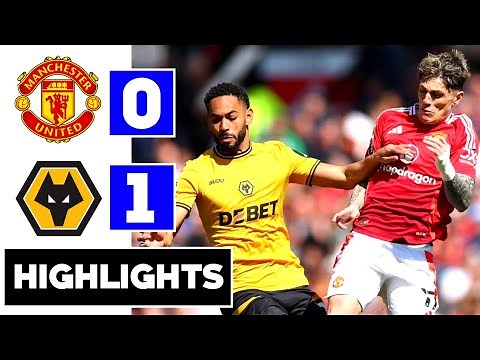 Manchester United vs Wolves (0-1) All Goals & Extended Highlights