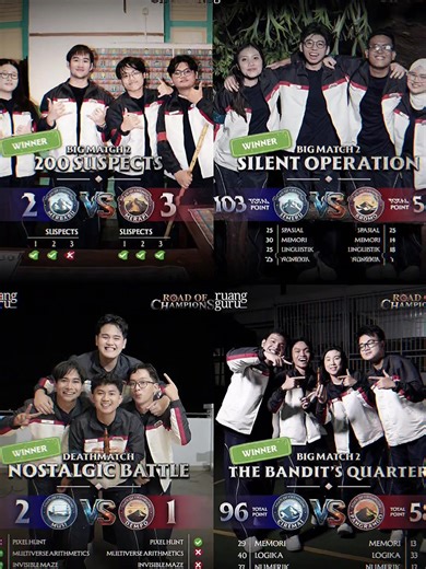 keluarga grand final mempertahankan titlenya 🏆 #deo #gwen #gweo #roc #fyp