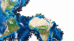 Earth Infinity Puzzle - Wooden Jigsaw Puzzle by Nervous System - Etsy