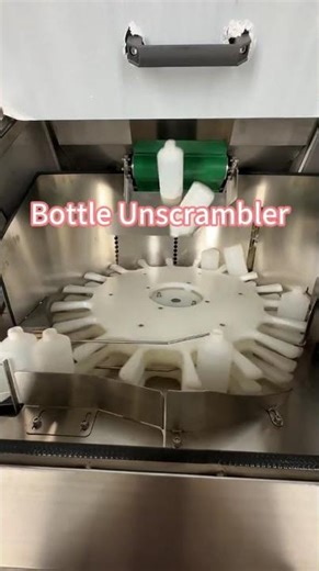 Pharmaceutical Bottle Unscrambler | Medicine Bottle Sorting Machine