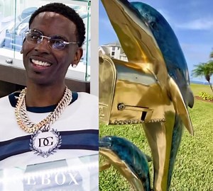 Fan goes viral after getting a Dolphin Mailbox in honor of #YoungDolph. | PluggedSoundz