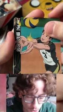 I opened my FIRST Haikyuu pack… and THIS happened 😳