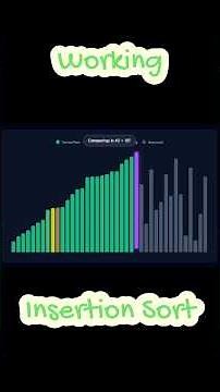 Insertion Sort Visualized in 60 Seconds!