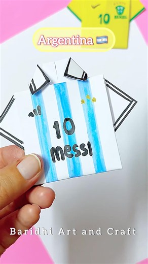Easy Paper Craft | Origami | Kawaii Craft #shorts #youtubeshorts #papercraft #diy #worldcup