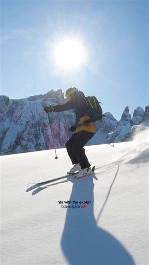 Skiing in the Dolomites is an experience you’ll never forget. These dramatic peaks glow at sunset, the runs stretch for kilometres, and the food and wine are every bit as memorable as the skiing. Spend the day exploring one of the world’s largest ski areas, then unwind with pasta, prosecco, and mountain hospitality. If you’ve ever dreamed of skiing Italy, now’s the time — book your Dolomites trip with Travelplan Ski. #TravelplanSki #Dolomites #SkiItaly #SkiTheWorld #TravelplanSki #SkiEurope #Ski